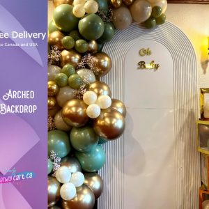 Arched Grooved Backdrop Modern design