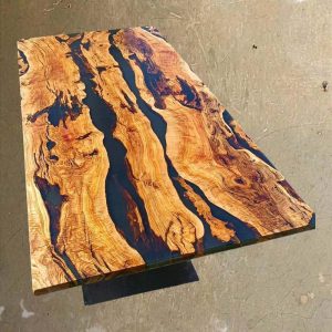 Epoxy TableTop ,Luxury dining Table, sofa, Side center table top Live Edge Walnut Table, Custom Order, Epoxy Resin River Table, Natural Wood