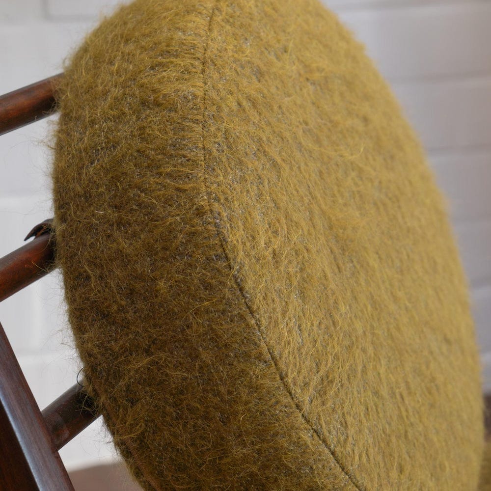 Brazilian Modernist Lounge Chair | Pierre Frey Upholstery | Mid-Century Sculptural Design | Rare Collector’s Chair | Art Furniture - Image 7