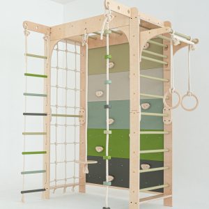 MARK VI - Montessori Active Play Structure: Indoor Climbing Set, Adventure Park, Wall Climber, Jungle Gym