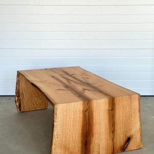 Live Edge Coffee Table | Waterfall Coffee Table | Modern Coffee Table | Custom Coffee Table