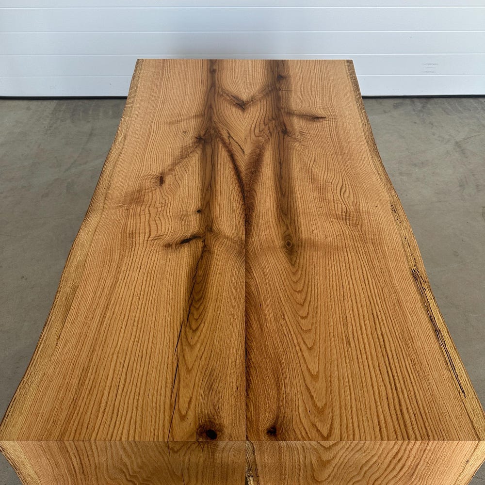 Live Edge Coffee Table | Waterfall Coffee Table | Modern Coffee Table | Custom Coffee Table - Image 3