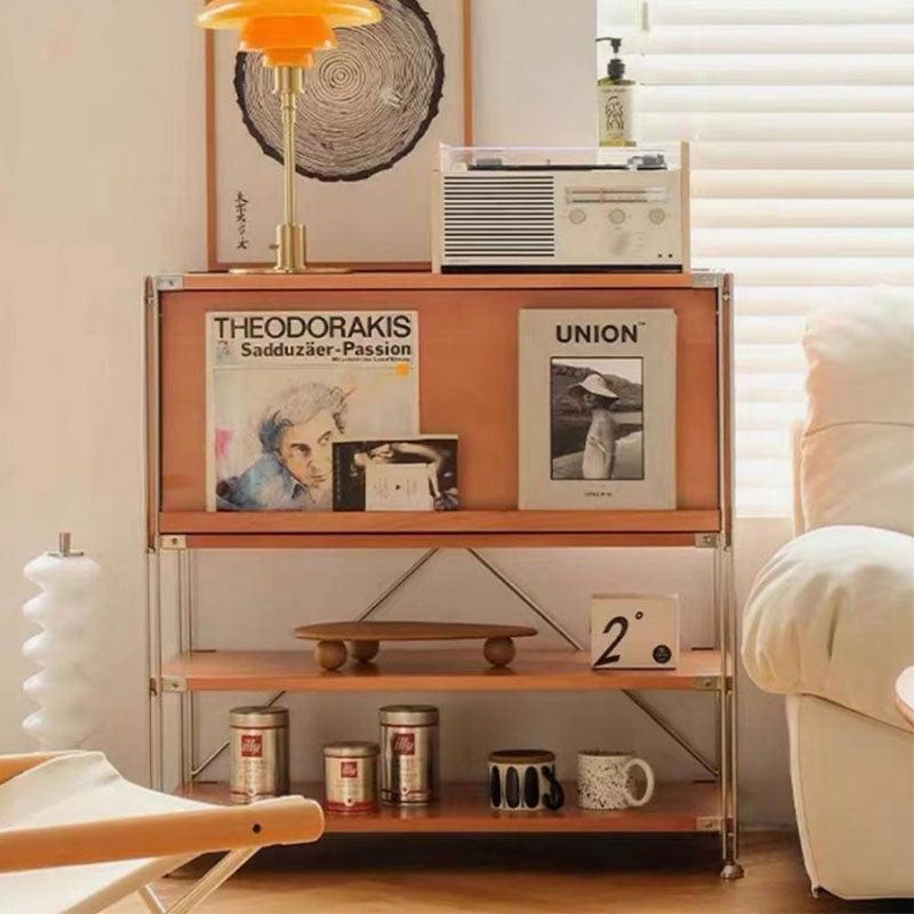 Contemporary Wooden Sideboard | Hallway Storage Cabinet | Modern Minimalist Sideboard | Entryway Storage Console | Living Room Organizer - Image 5