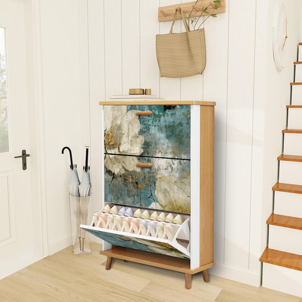 Shoe Storage Cabinet for Small Spaces – Flip-Door Storage for Shoes and Accessories, Adjustable Shelves, Compact and Stylish - Image 4