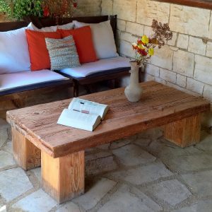 Wooden rustic coffee table handmade farmhouse custom size live edge solid sofa unique handcrafted old or reclaimed wood for living room gift