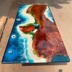 Epoxy TableTop ,Luxury dining Table, sofa, Side center table top Live Edge Walnut Table, Custom Order, Epoxy Resin River Table, Natural Wood