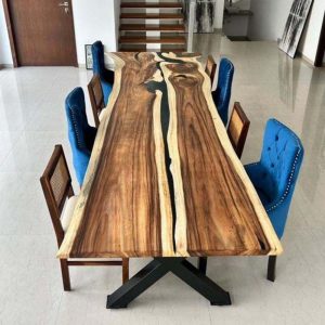 Epoxy TableTop ,Luxury dining Table, sofa, Side center table top Live Edge Walnut Table, Custom Order, Epoxy Resin River Table, Natural Wood