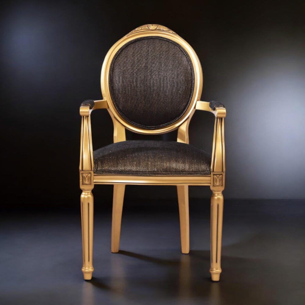 19th Century Turkish Style Living Room Chair, Handmade Rustic Turkish Armchair, Antique Pair Of Turkish Armchairs With - Image 5