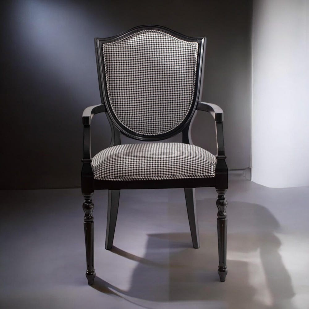 19th Century Turkish Style Living Room Chair, Handmade Rustic Turkish Armchair, Antique Pair Of Turkish Armchairs With - Image 3