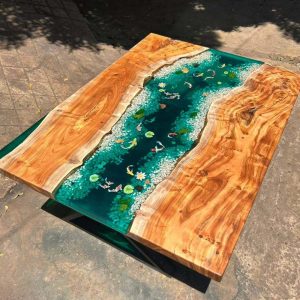 Epoxy TableTop ,Luxury dining Table, sofa, Side center table top Live Edge Walnut Table, Custom Order, Epoxy Resin River Table, Natural Wood
