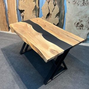 Epoxy TableTop ,Luxury dining Table, sofa, Side center table top Live Edge Walnut Table, Custom Order, Epoxy Resin River Table, Natural Wood
