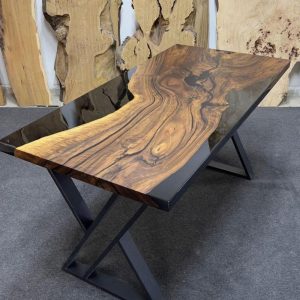 Epoxy TableTop ,Luxury dining Table, sofa, Side center table top Live Edge Walnut Table, Custom Order, Epoxy Resin River Table, Natural Wood