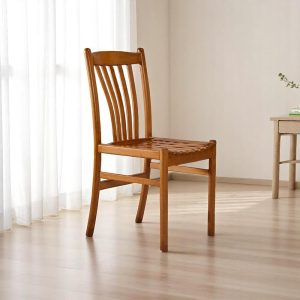 Solid Wood Chairs for Dining Room, Handmade Wooden Seat & Durable Frame, Rustic, Modern Design, Comfortable, Sturdy, Eco-Friendly Furniture