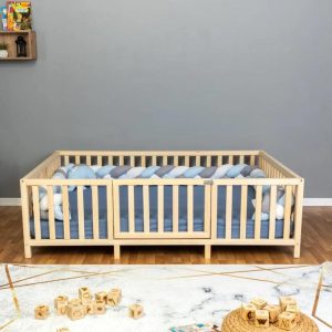 Montessori floor bed - Toddler bed - Montessori furniture - Kids Furniture -Kids furniture Toddler Floor Bed -  - Wooden Toddler Bed