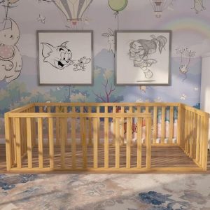 Montessori floor bed - Toddler bed - Montessori furniture - Kids Furniture -Kids furniture Toddler Floor Bed -  - Wooden Toddler Bed