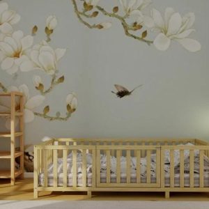Montessori floor bed - Toddler bed - Montessori furniture - Kids Furniture -Kids furniture Toddler Floor Bed -  - Wooden Toddler Bed
