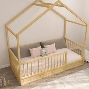 Montessori floor bed - Toddler bed - Montessori furniture - Kids Furniture -Kids furniture Toddler Floor Bed -  - Wooden Toddler Bed