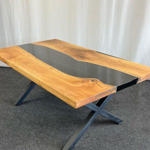Epoxy TableTop ,Luxury dining Table, sofa, Side center table top Live Edge Walnut Table, Custom Order, Epoxy Resin River Table, Natural Wood