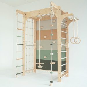 MARK VI - Montessori Indoor Adventure Park: Climbing Set, Wall Climber & Jungle Gym for Active Kids