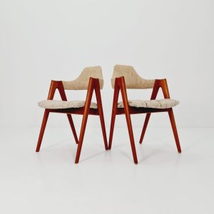 Mid Century Danish dining chairs by Kai Kristiansen for Schou Andersen Model 170 - 1960s, set of 2