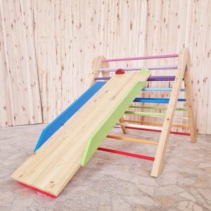 Climb the Rainbow! Large Climber with a multifunctional board