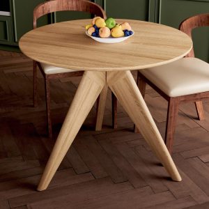 Modern Dining Table - Round dining table - Small kitchen table - Solid wood dining table - Scandinavian dining table