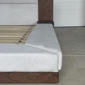 Platform Bed | Wooden Bed Frame | Walnut Bed Frame | Custom Bed Frame