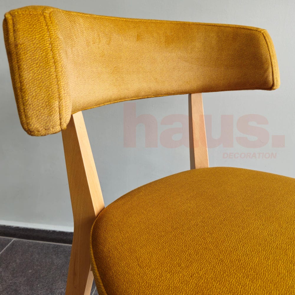Mid Century Modern Dining Chair, Customize Velvet Chair, Solid Wood Legs, Comfortable Dining Chair, Restaurant Chair, Chairs for Living Room - Image 6