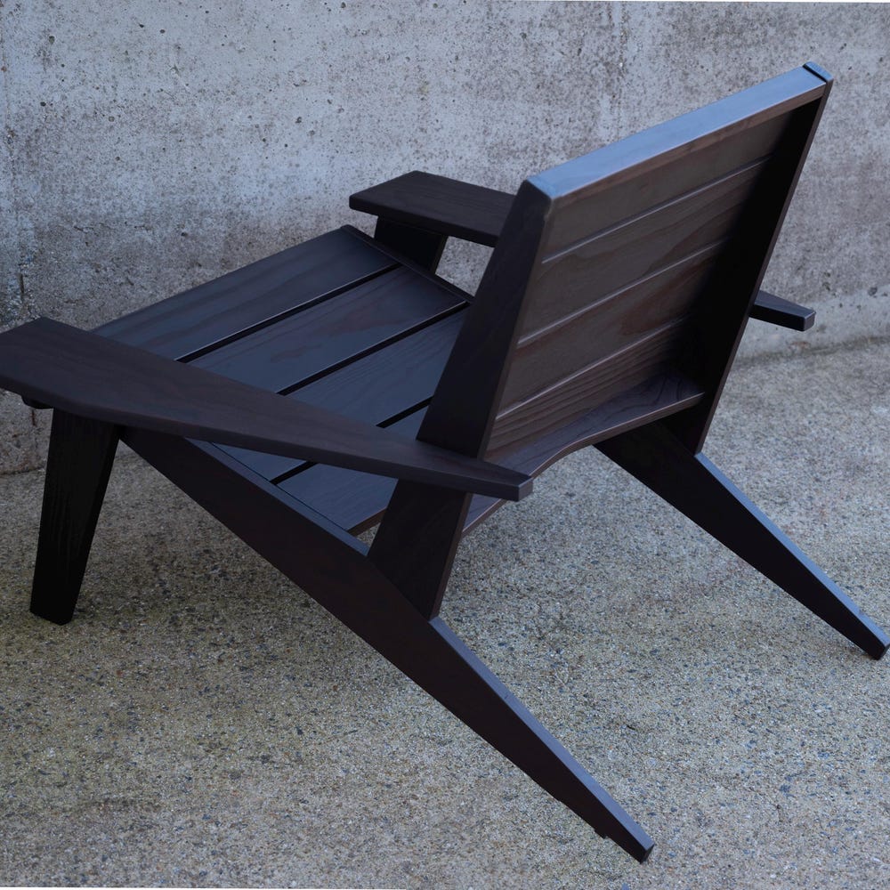 Adirondack Chair - modern lounge chair - firepit chair - outdoor armchair - patio chair - Image 6