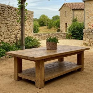 Rustic Coffee Table for Living Room, Handmade Reclaimed Wood, Barnwood Coffee Table, Wabi-Sabi Rustic Natural Finish, Gift for Her/Woman