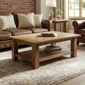 Rustic Coffee Table for Living Room Reclaimed Wood Coffee Table Wooden Side Table Live Edge Coffee Table Furniture Wabi Sabi Table End Table