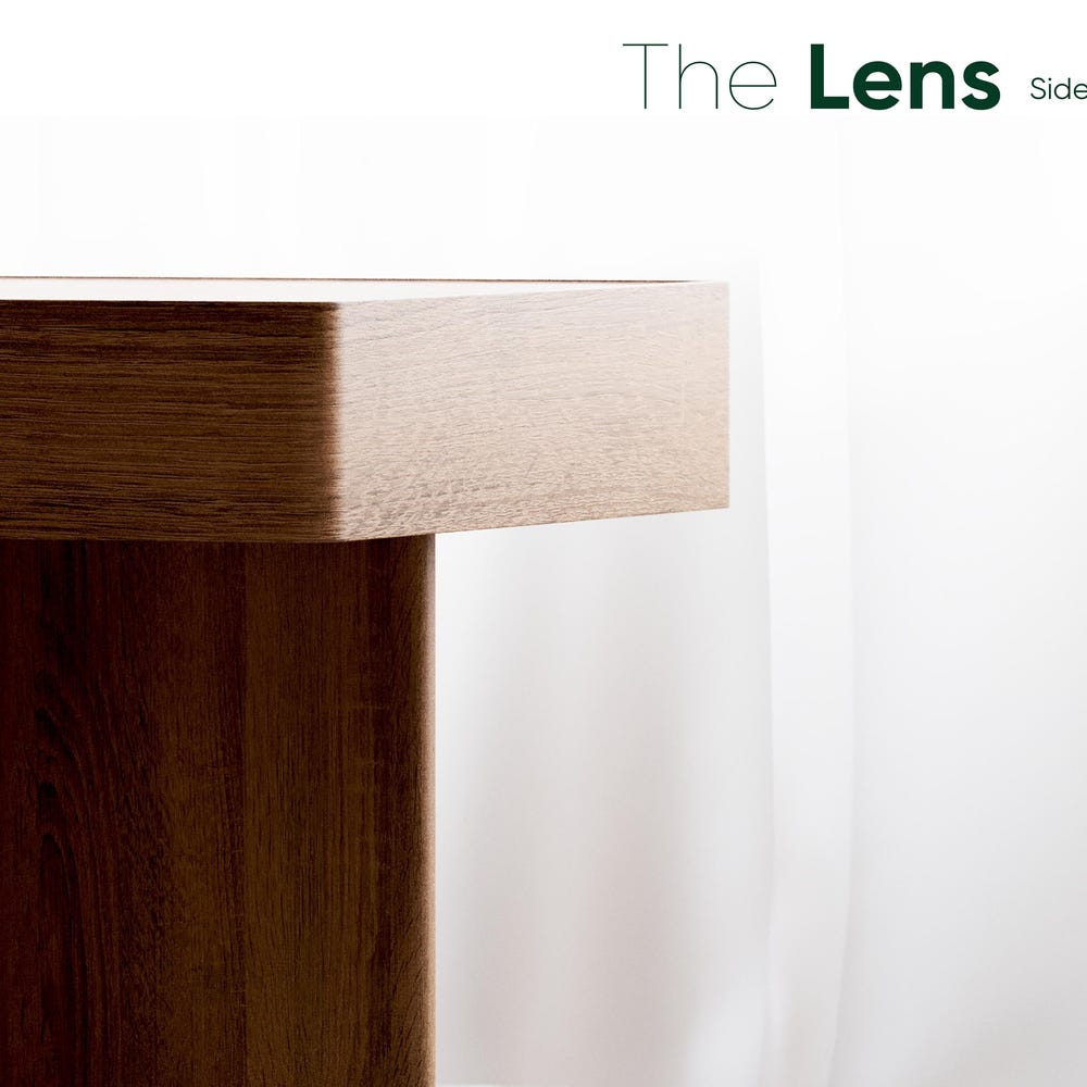 Modern End Table - Real Wood Side Table - Solid Oak End Table - Minimalist End/Side - Set of End Side Tables - Scandi end table - Image 2