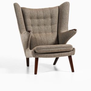 Mid-Century Modern Easy Chair in Rosewood, Kvadrat Upholstery, Scandinavian Lounge Chair, Danish Vintage Design,Living Room Chair,Home Decor