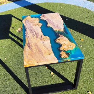 Epoxy TableTop ,Luxury dining Table, sofa, Side center table top Live Edge Walnut Table, Custom Order, Epoxy Resin River Table, Natural Wood