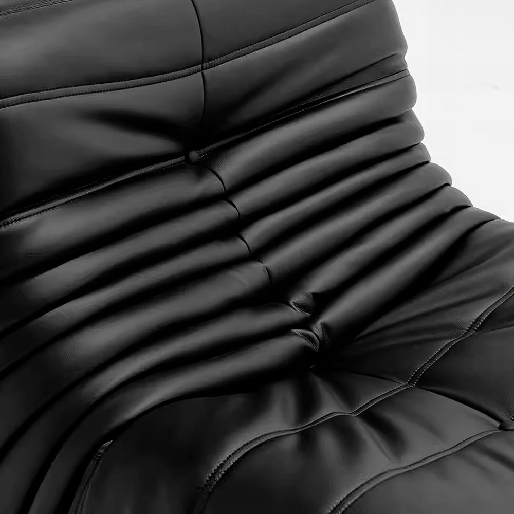 Togo Leather Sofa – Iconic French Lounge Chair | Mid-Century Modern Seating, Soft All-Leather Upholstery, Living room sofa, home decor - Image 4