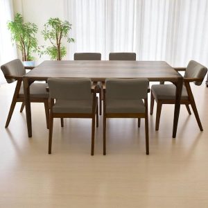 il_1000x1000.6867815521_83rh-2.jpg Solid Walnut Dinner Table - Live Edge Wood Kitchen Table, Handmade Walnut Dining Table, Rustic Modern Wood Table for Home