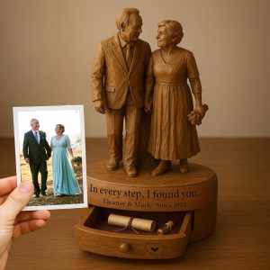 Wood Wedding Sculpture from Custom Photo – Unique Personalized Couple Gift, Rustic Handmade Decor for Wedding or Anniversary