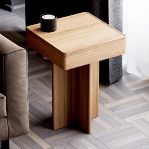 Solid Wood End Table - Modern Side Table -  Oak Side Table - Small End table - Minimalist End/Side table - Scandi end table