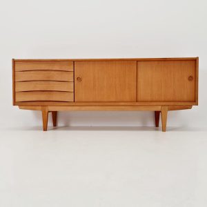 Mid century Swedish oak sideboard by Erik Wörtz, 1960s
