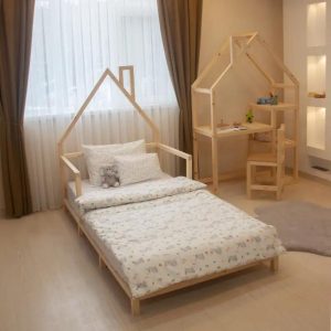 Montessori floor bed - Toddler bed - Montessori furniture - Kids Furniture -Kids furniture Toddler Floor Bed -  - Wooden Toddler Bed