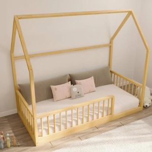 Montessori floor bed - Toddler bed - Montessori furniture - Kids Furniture -Kids furniture Toddler Floor Bed -  - Wooden Toddler Bed