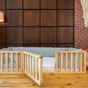 Montessori floor bed - Toddler bed - Montessori furniture - Kids Furniture -Kids furniture Toddler Floor Bed -  - Wooden Toddler Bed