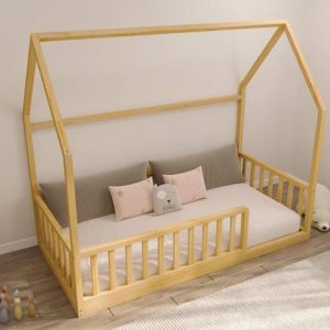 Montessori floor bed - Toddler bed - Montessori furniture - Kids Furniture -Kids furniture Toddler Floor Bed -  - Wooden Toddler Bed