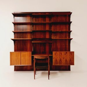 Mid century Danish rosewood Wall Unit by Poul Cadovius for Cado, Denmark, 1960s