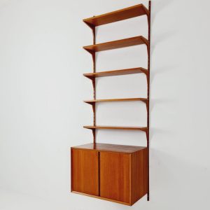 Mid century Single Danish Teak Wall Unit by Poul Cadovius for Cado, Denmark, 1960s