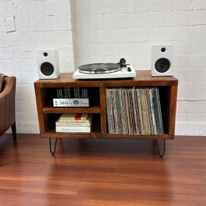 Stand for Record Players  Vinyl Record Storage Cabinet  Furniture for Small Living Room   Furniture for Small Spaces DoubleDouble Rec